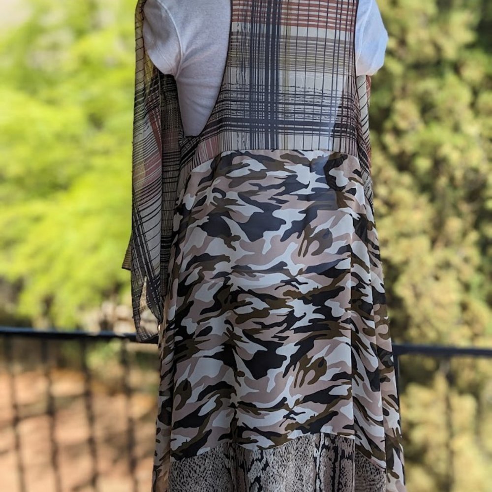 Multi Functional Shear Wrap Camo Plaid, Snake. - image 5